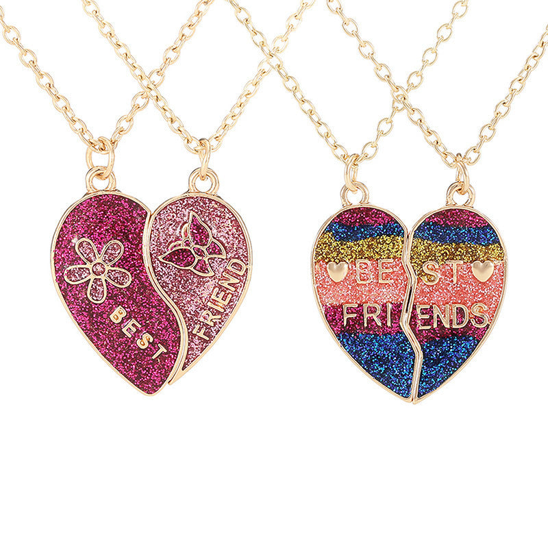 Wholesale Best Friend Children' s Love Magnetic Necklace