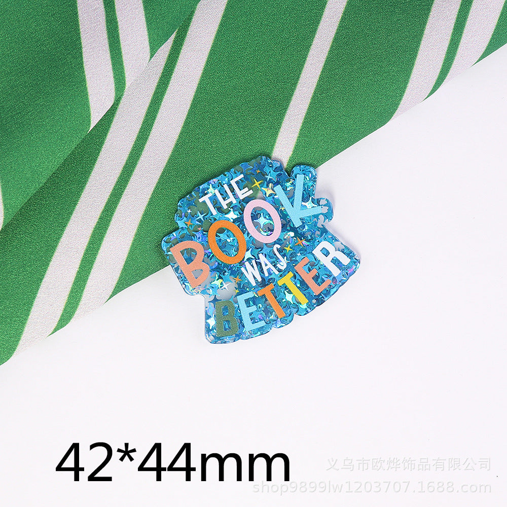 Wholesale 10pcs cartoon organ medical letter bag jewelry acrylic cute Acrylic Flatback accessories