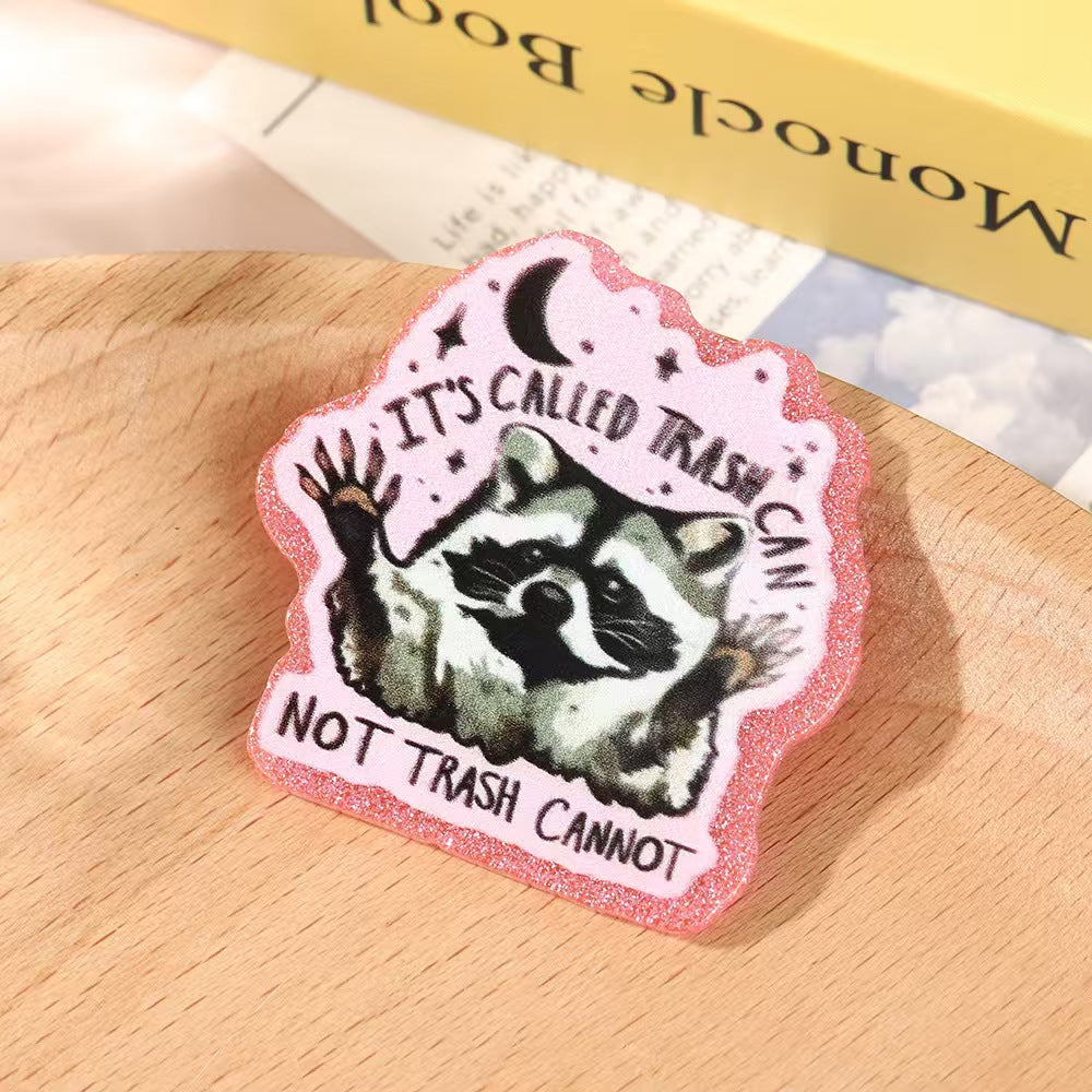 Wholesale 10pcs Alphabet animal cartoon Acrylic Flatback