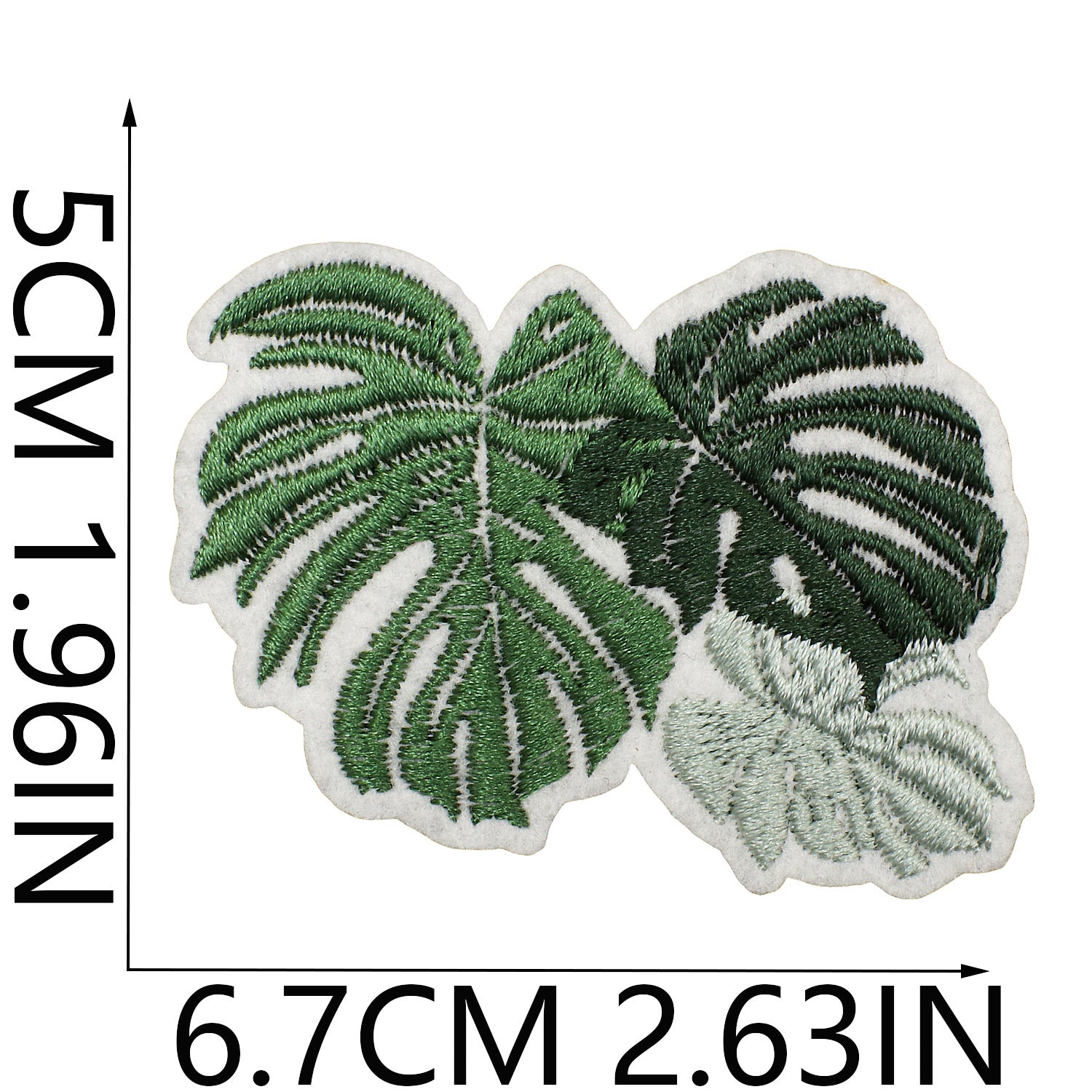 Wholesale Green Flower Butterfly Envelope Embroidery DIY Patches