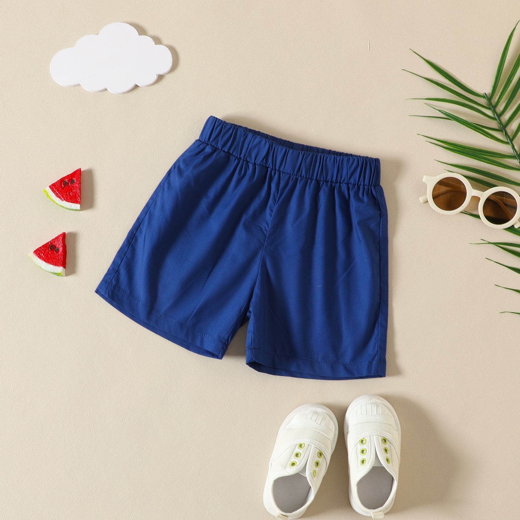 Wholesale Cotton Beach Style Printed Shirt and Shorts Set