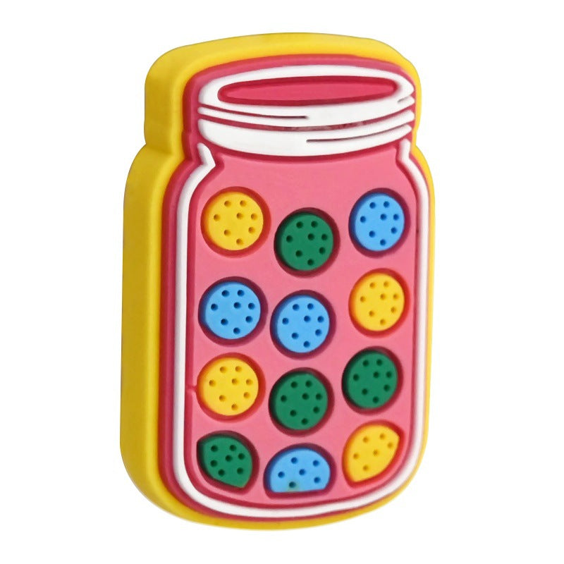 Wholesale Random 100pcs pickleball sports series bead pen patch handmade DIY beads