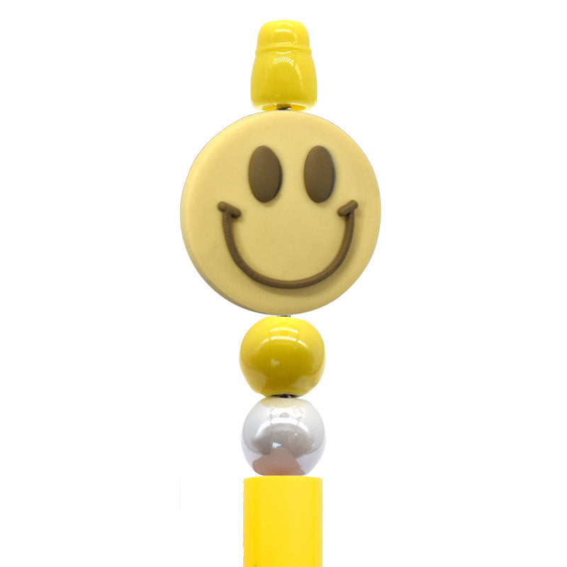 Wholesale Smiley face series cartoon flower Focal Beads