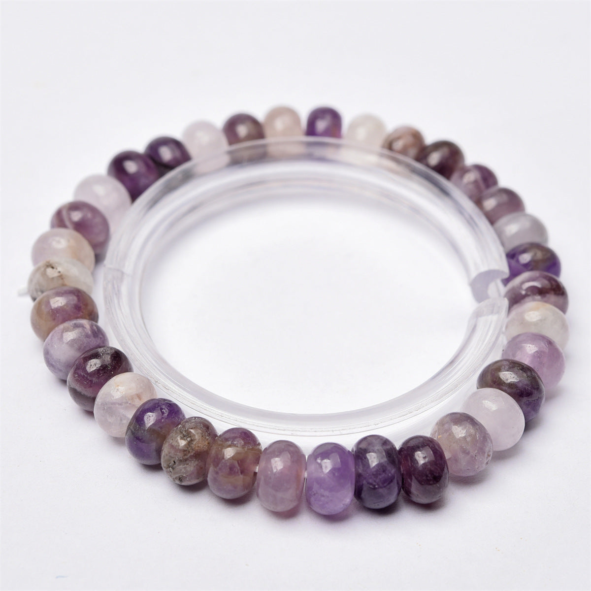 Wholesale  6mm natural stone abacus beads bracelet