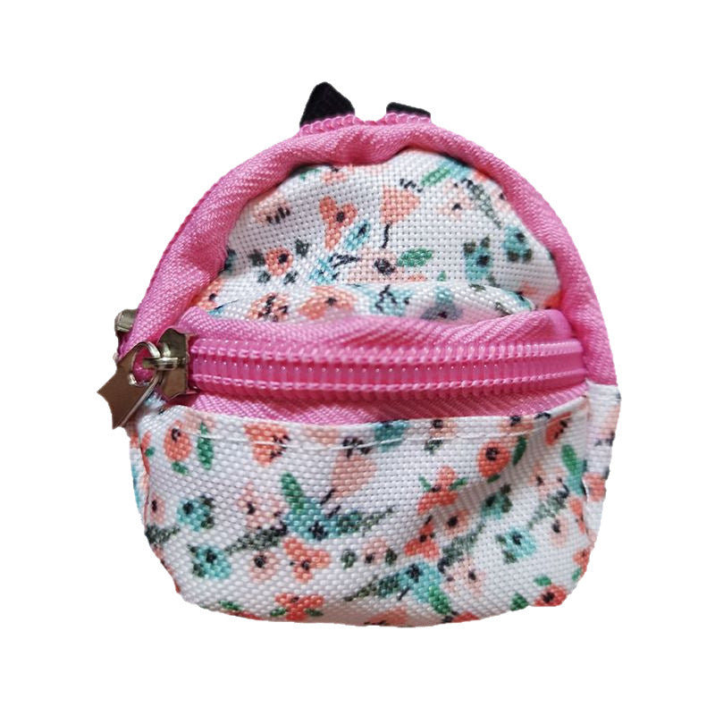 Wholesale Change bag 8cm small schoolbag Doll Accessories