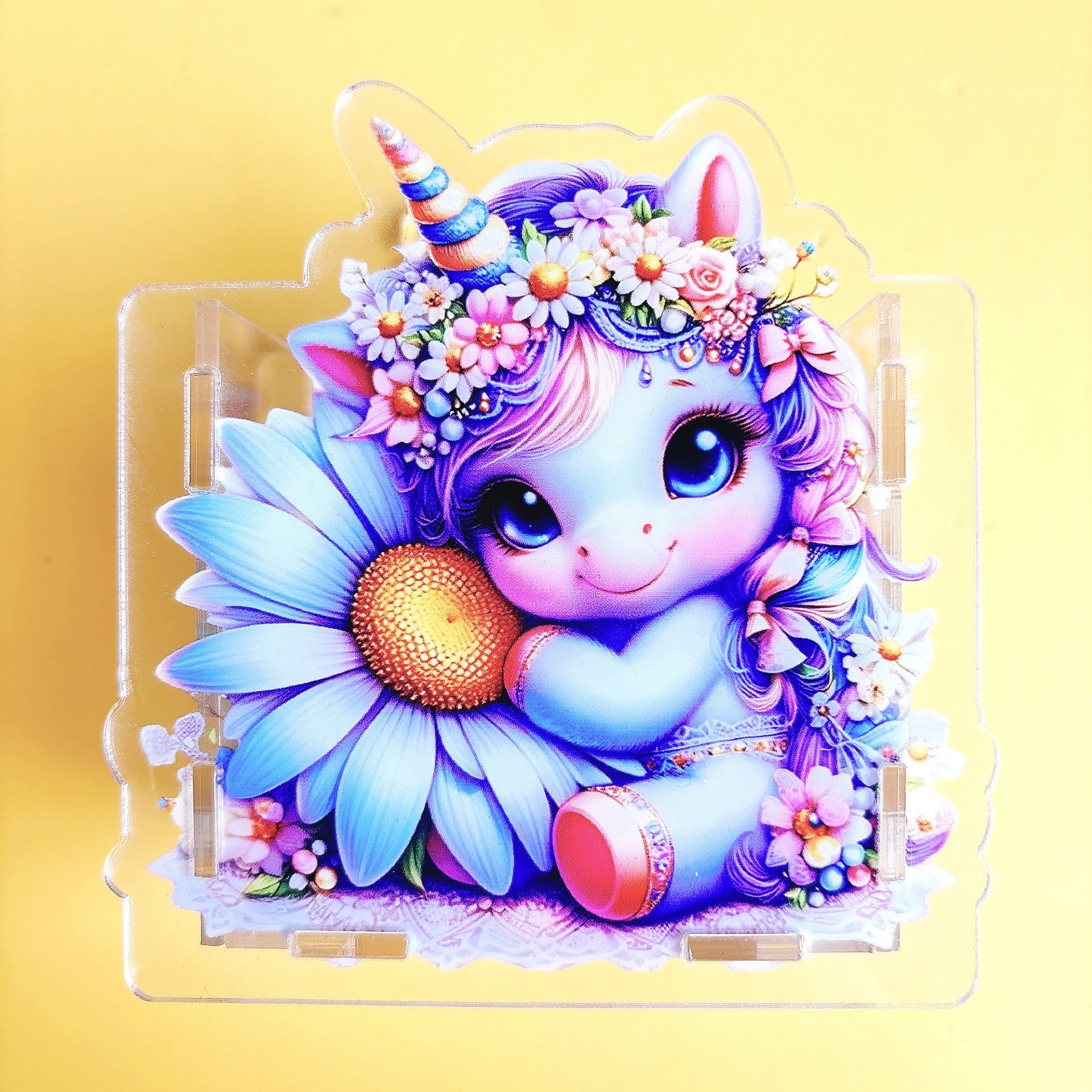 Wholesale Cute cat dog and cow animal acrylic pen holder OLY Exclusive