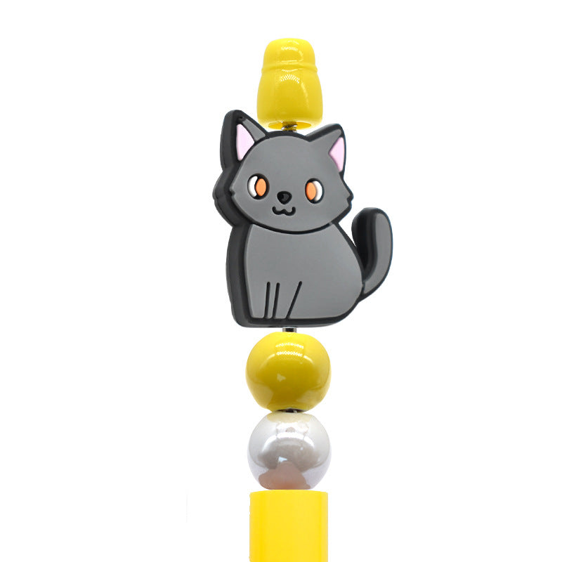 Wholesale  Random 100pcs/pack   Cartoon pet cat beads  Focal Beads