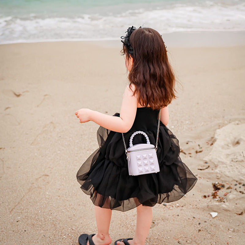 Bolsa para niños de PVC en relieve al por mayor rombo