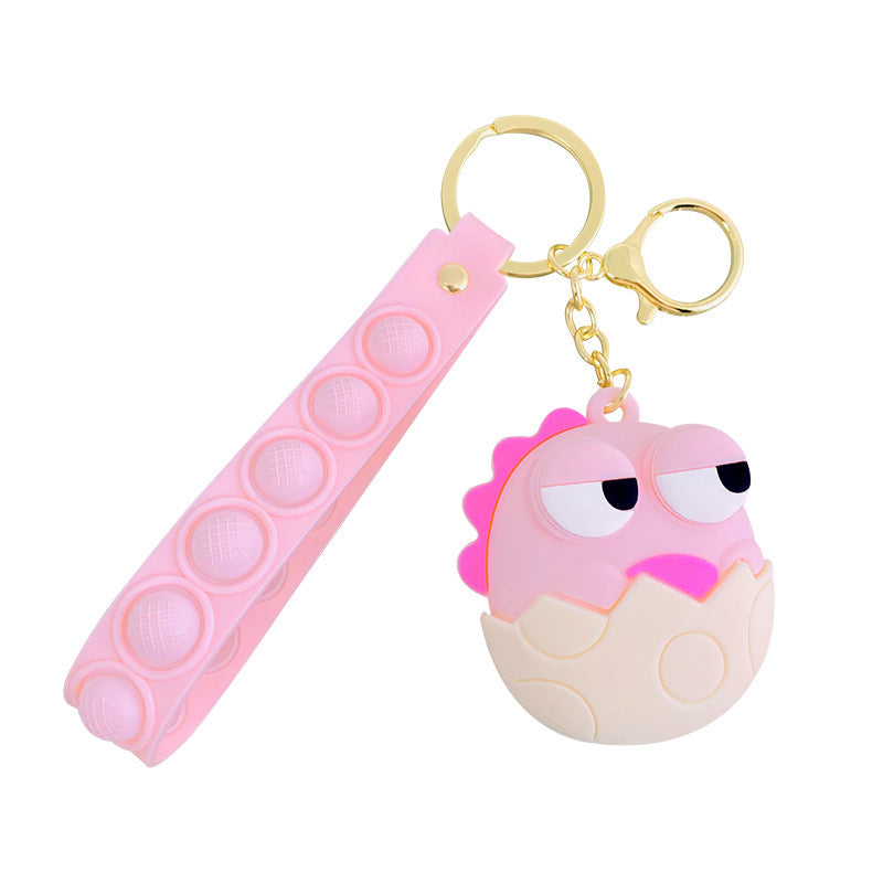 Wholesale Big Eyes Animal Unzip Cartoon Resin Keychain