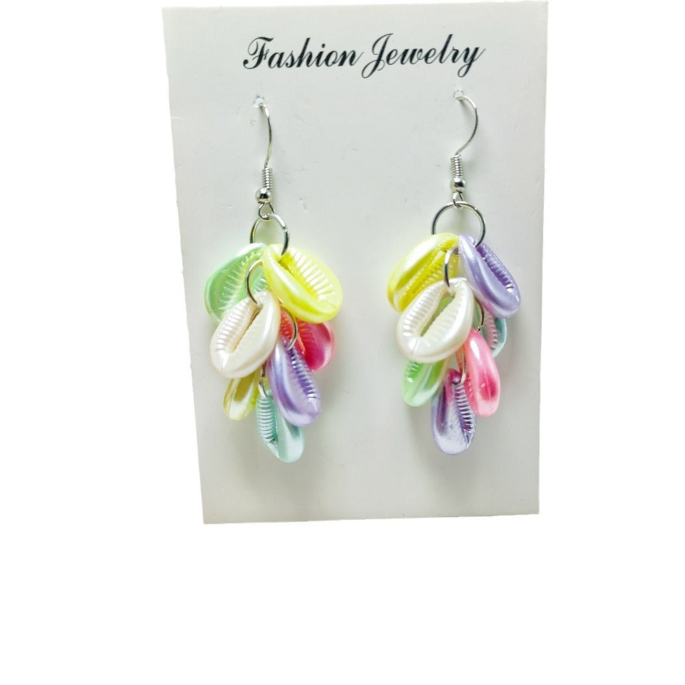 Wholesale Popular Ocean-style Bohemian Earrings, Holiday Pastoral Style, Retro Handmade Earrings