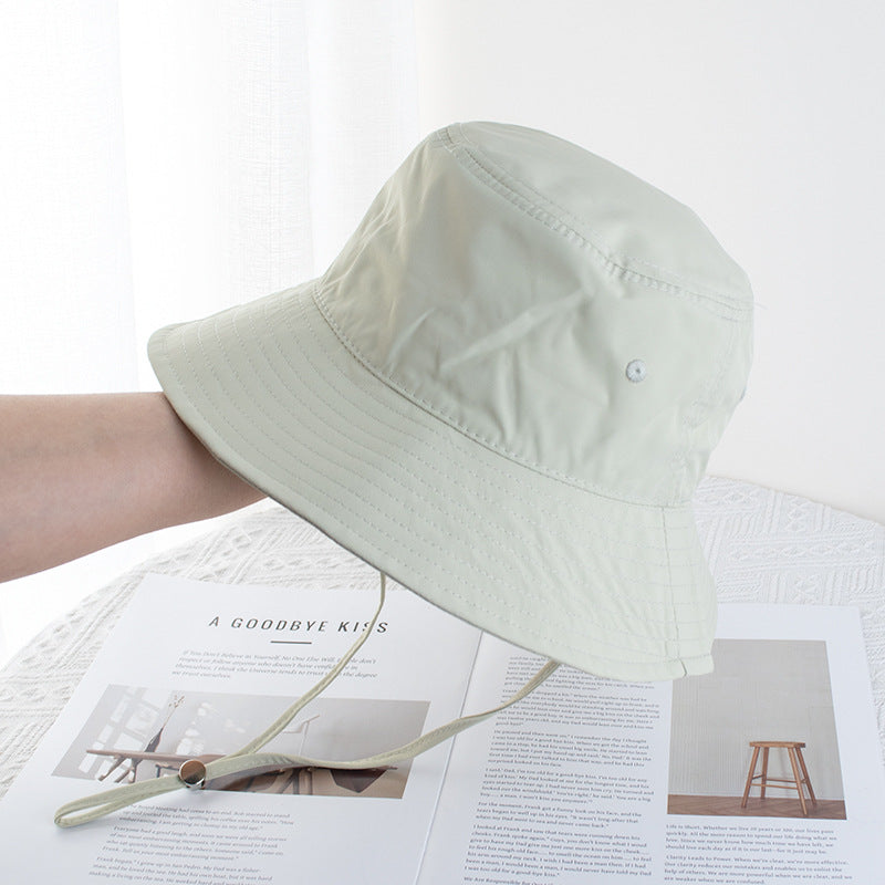 Wholesale Classic pressure line fisherman hat plain face solid color basin hat