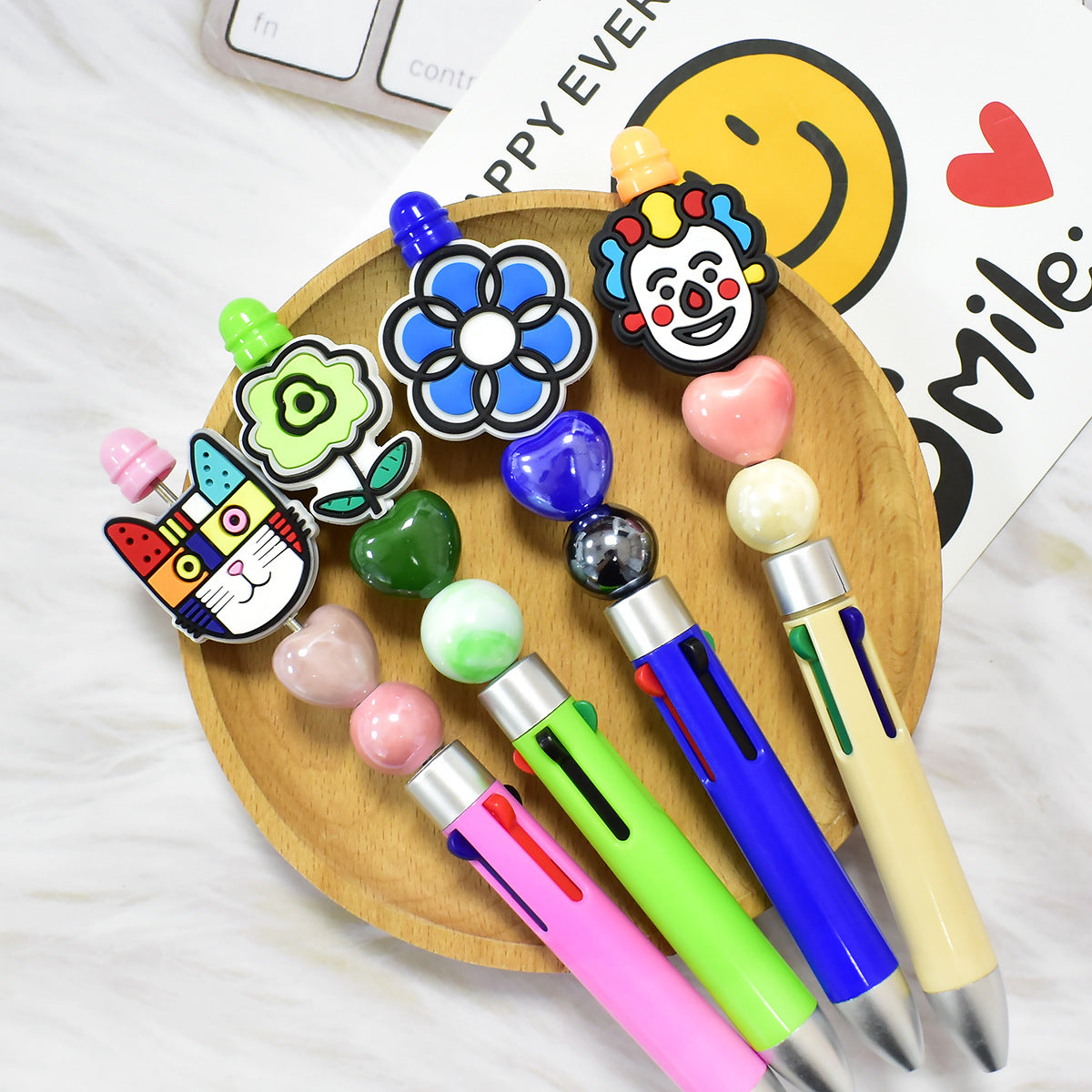 Wholesale   Random 100pcs/pack  Cartoon Fun Beading   Focal Beads