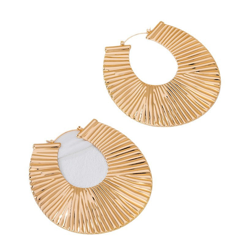 Wholesale Retro French Minimalist Titanium Steel Dangle Earrings For Women Chic Fashion Jewelry Accessory Party Everyday Wear Resale