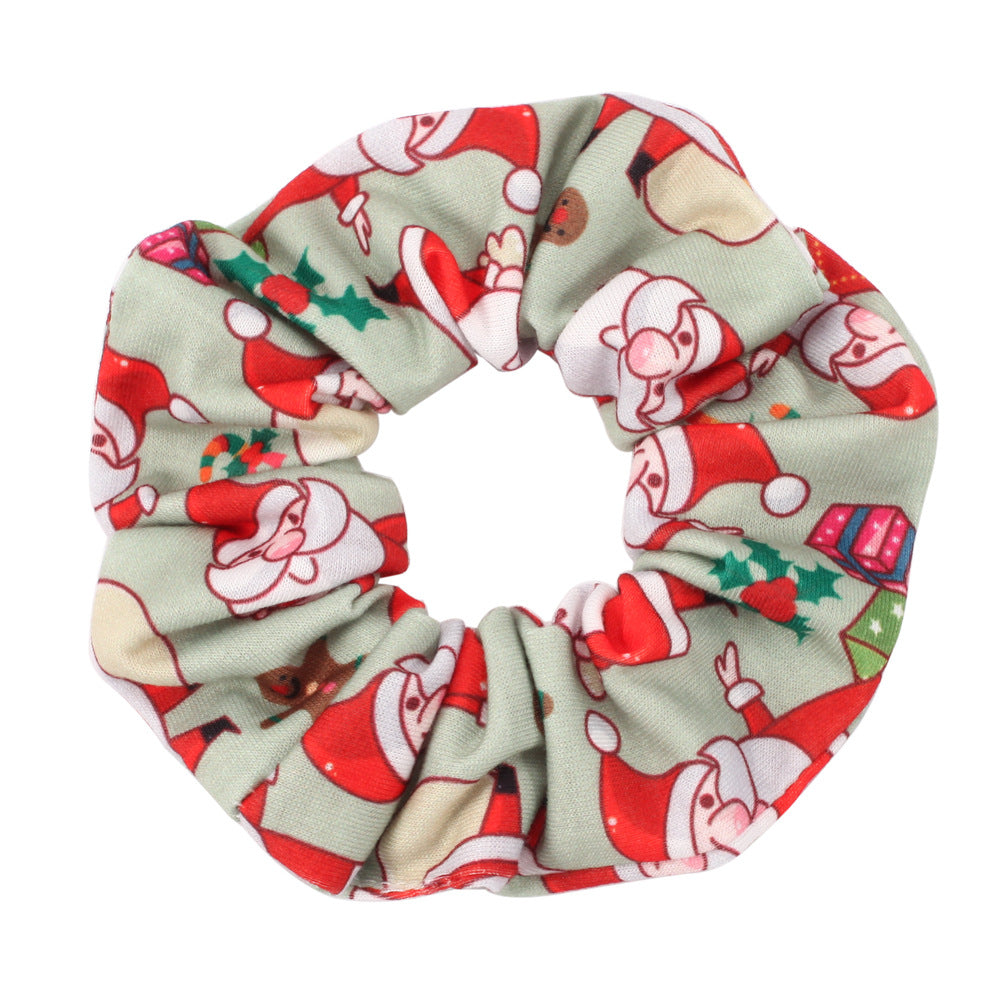 Wholesale Christmas Snowman Bell Santa Claus Deer Antler Hat Large Intestine Hairband