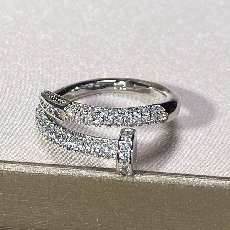 Wholesale Geometric diamond ring
