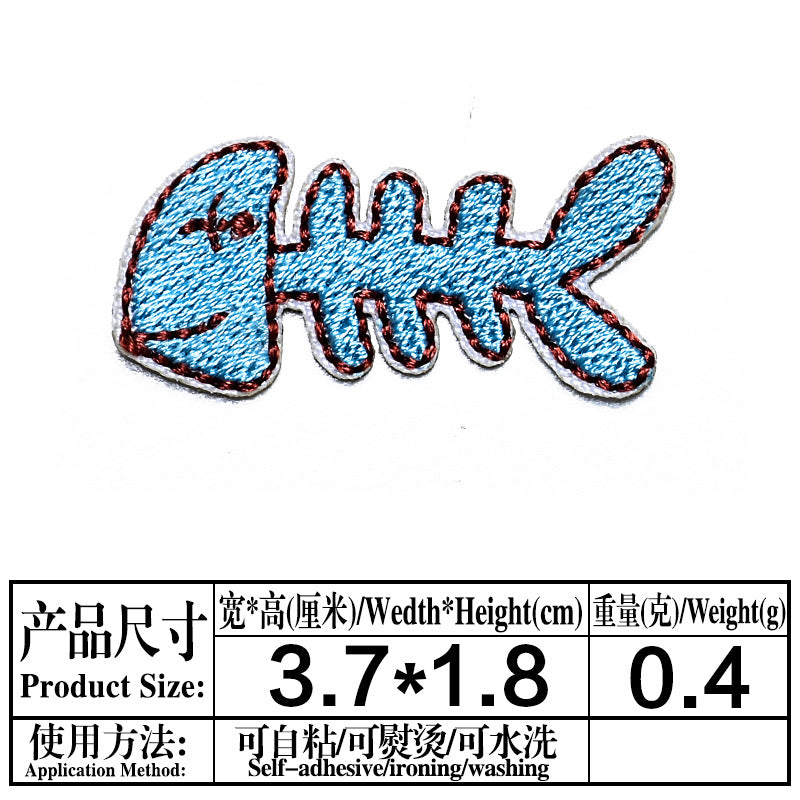 Wholesale Chic Chocolate Cat Self Adhesive Embroidered Patch Trendy DIY Clothing And Coat Decorative Accessory For Everyday Use