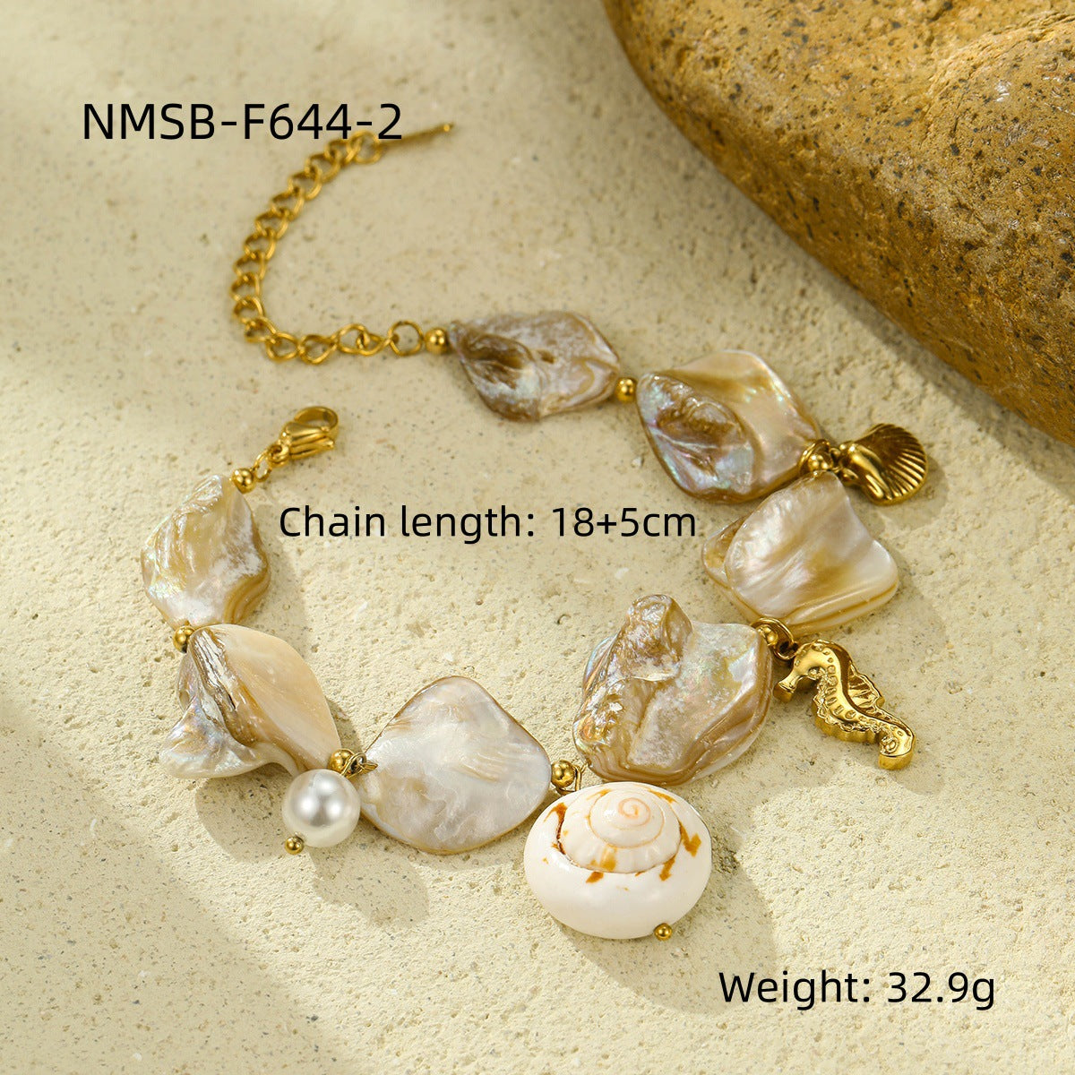 Wholesale Ocean Series Holiday Style Necklace Bracelet Earrings Summer Jewelry