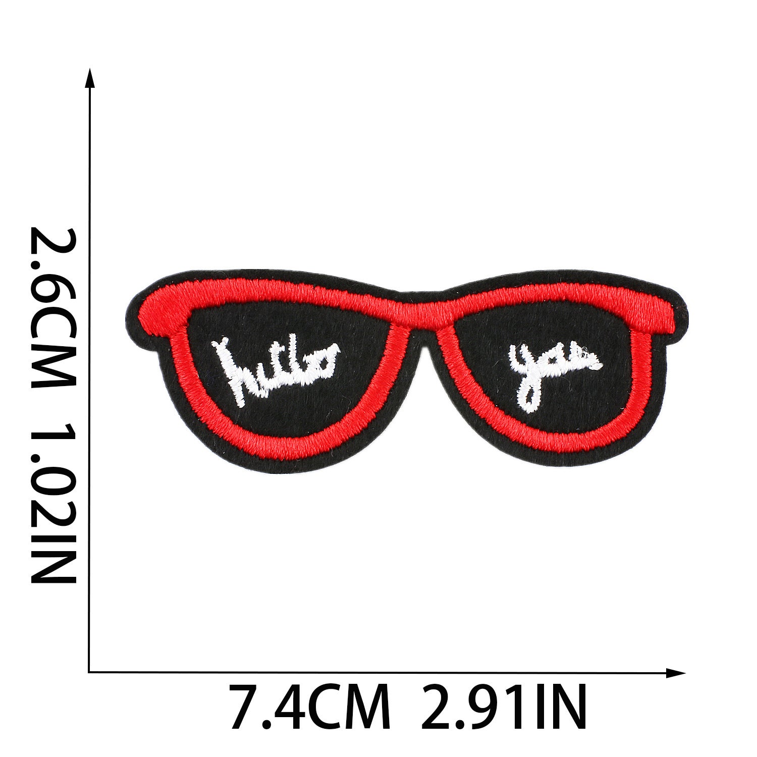 Wholesale cartoon mouth patch cactus clothes decorative embroidery stickers