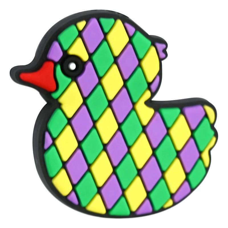 Wholesale Random 100pcs/pack   Cartoon duck beaded  Focal Beads