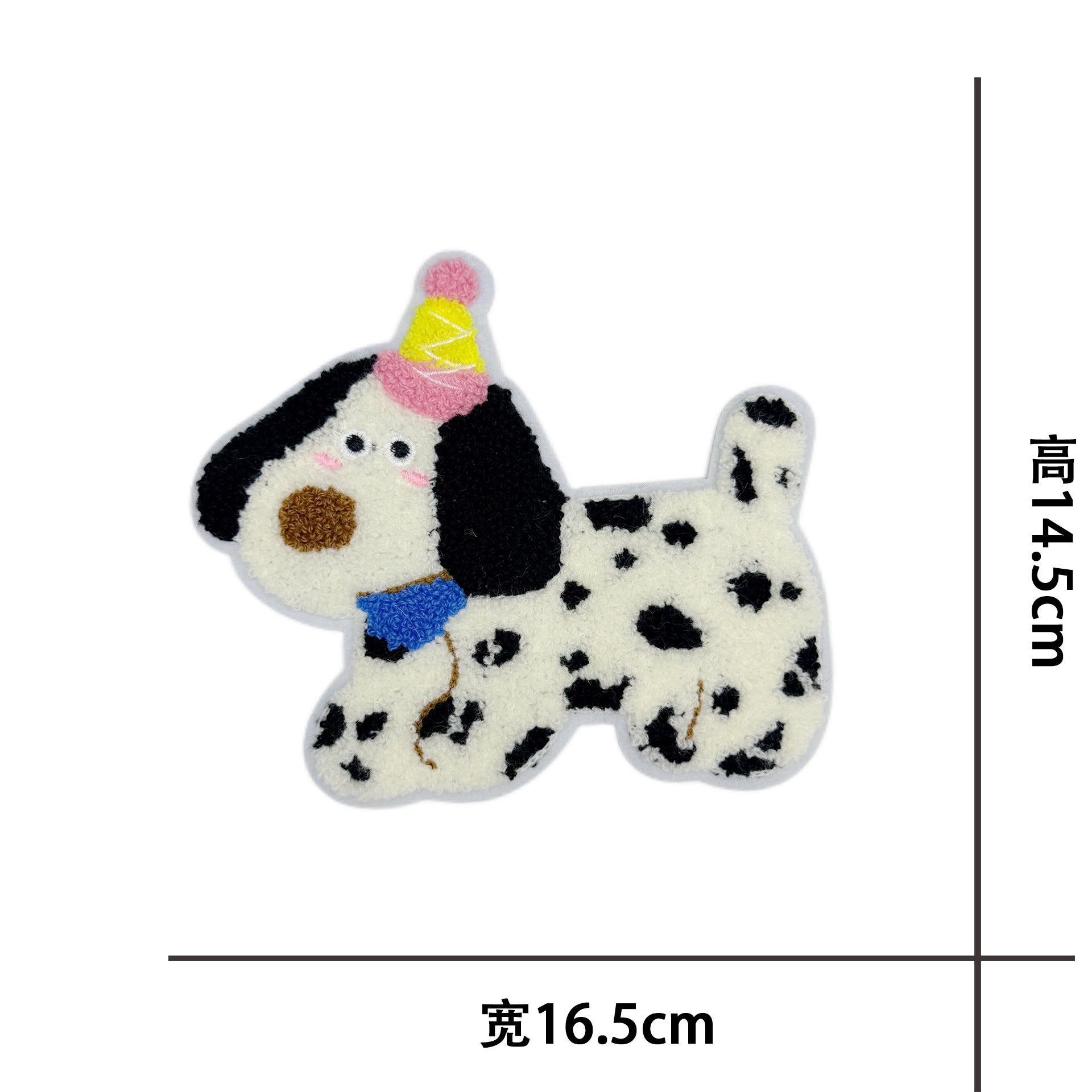 Wholesale Dachshund Dog Towel Embroidery Patch Chic Embroidered Fabric Applique For ets Bags Baskets DIY Craft Sewing Decoration