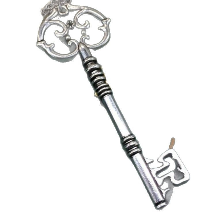 Wholesale Fashion simple gothic retro punk pattern key necklace