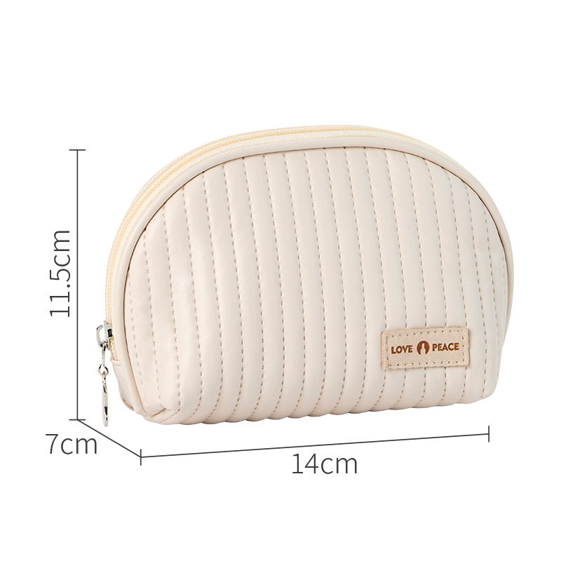 Wholesale Leather Portable Small Portable Toiletry Bag