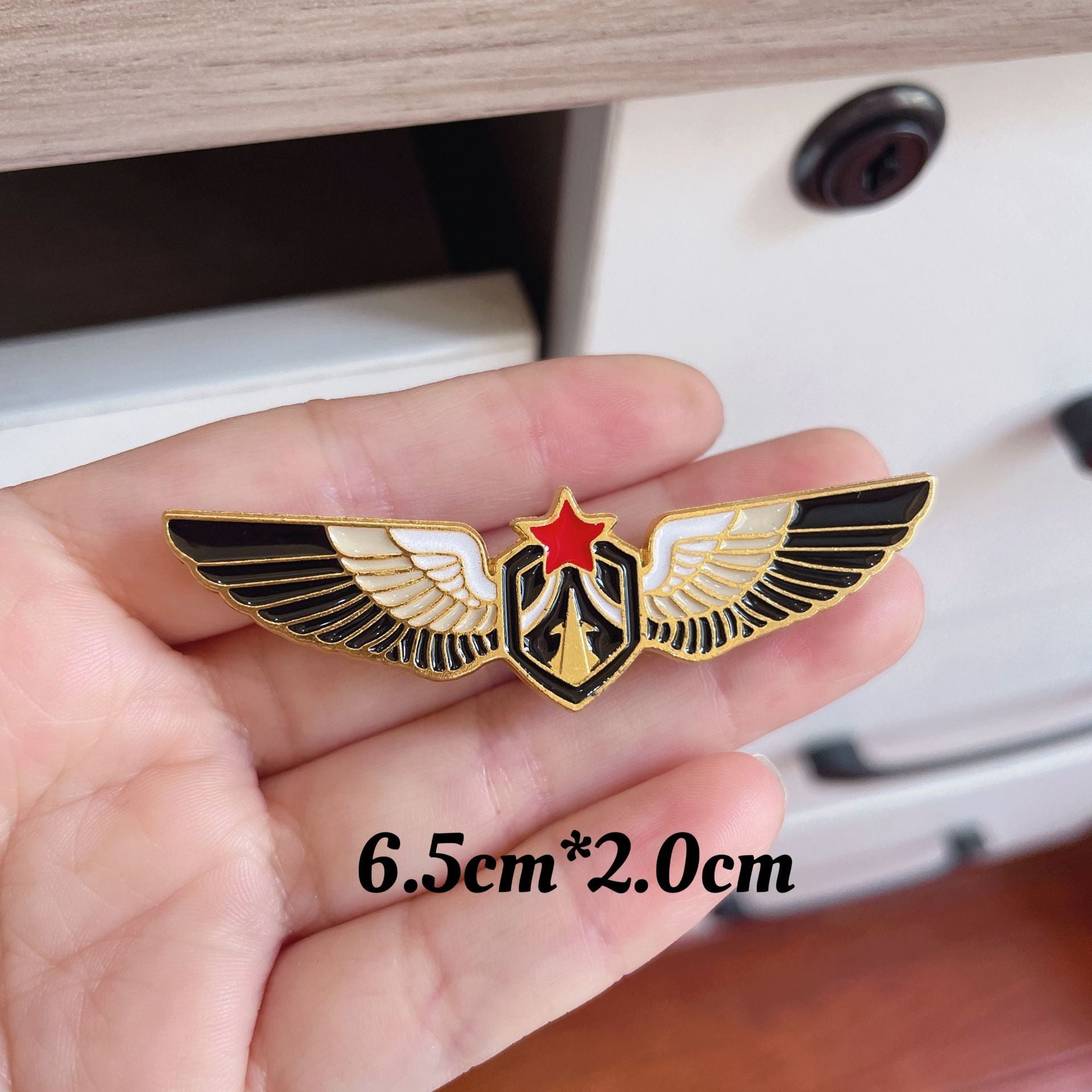 Wholesale Space Fighter Badge Brooch