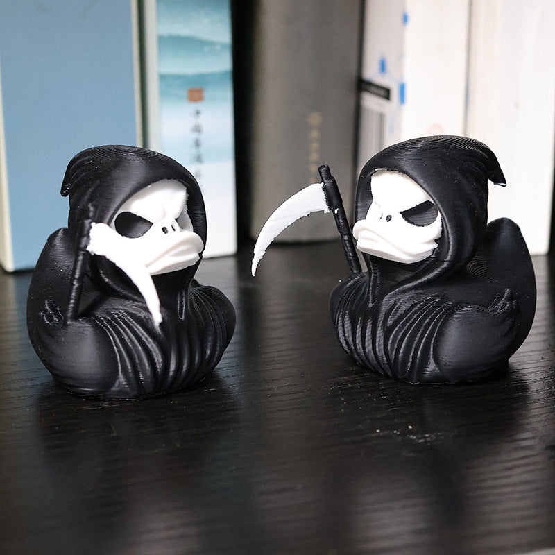 Wholesale  New 3d Printing Death Duck Grim Reaper Duck Halloween Gift