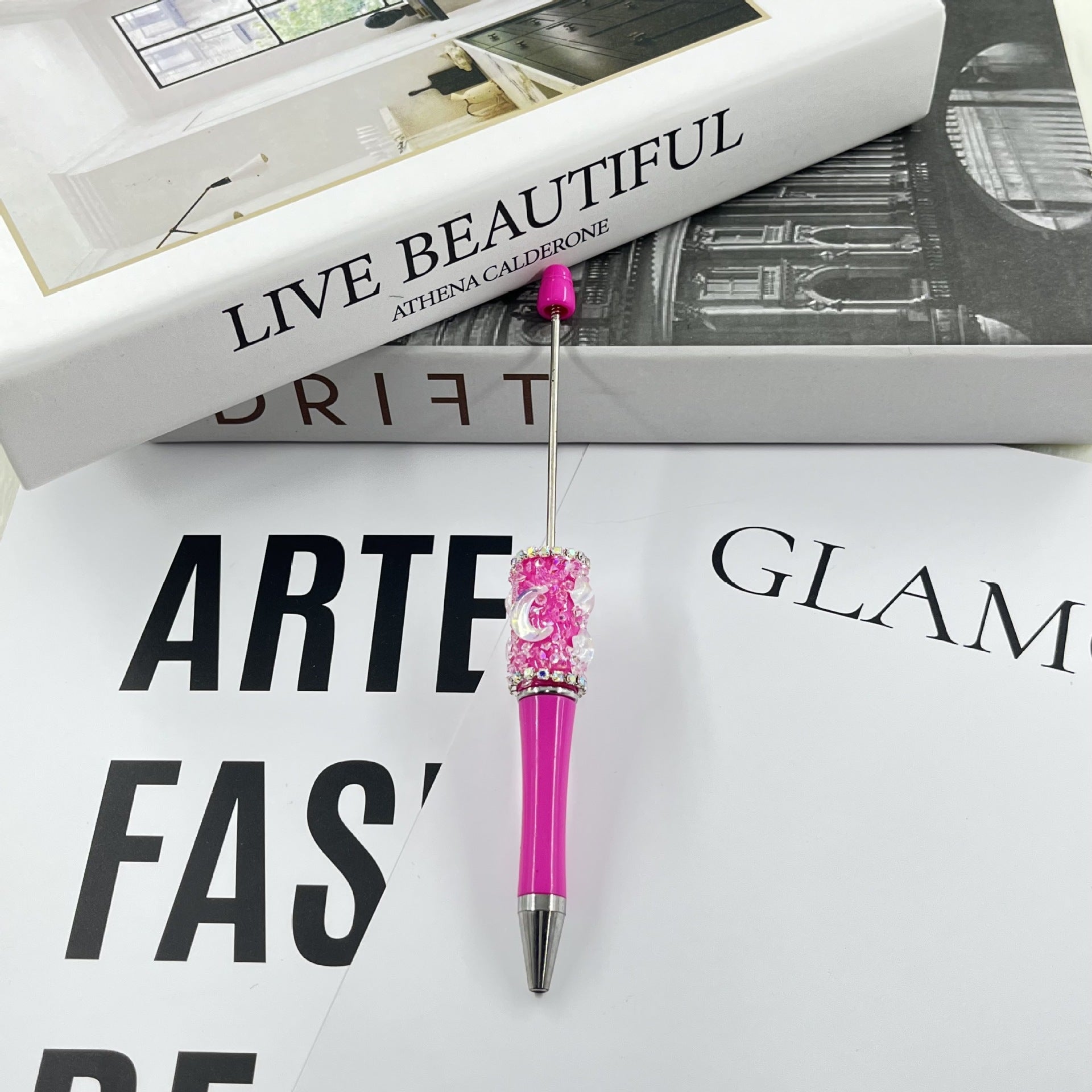 Wholesale 5pcs Sugar Star and Moon Fancy Beadable Pens