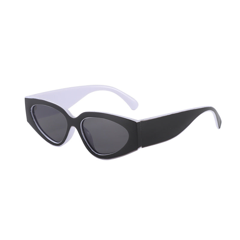 Wholesale Black and white panda double color women's sunglasses