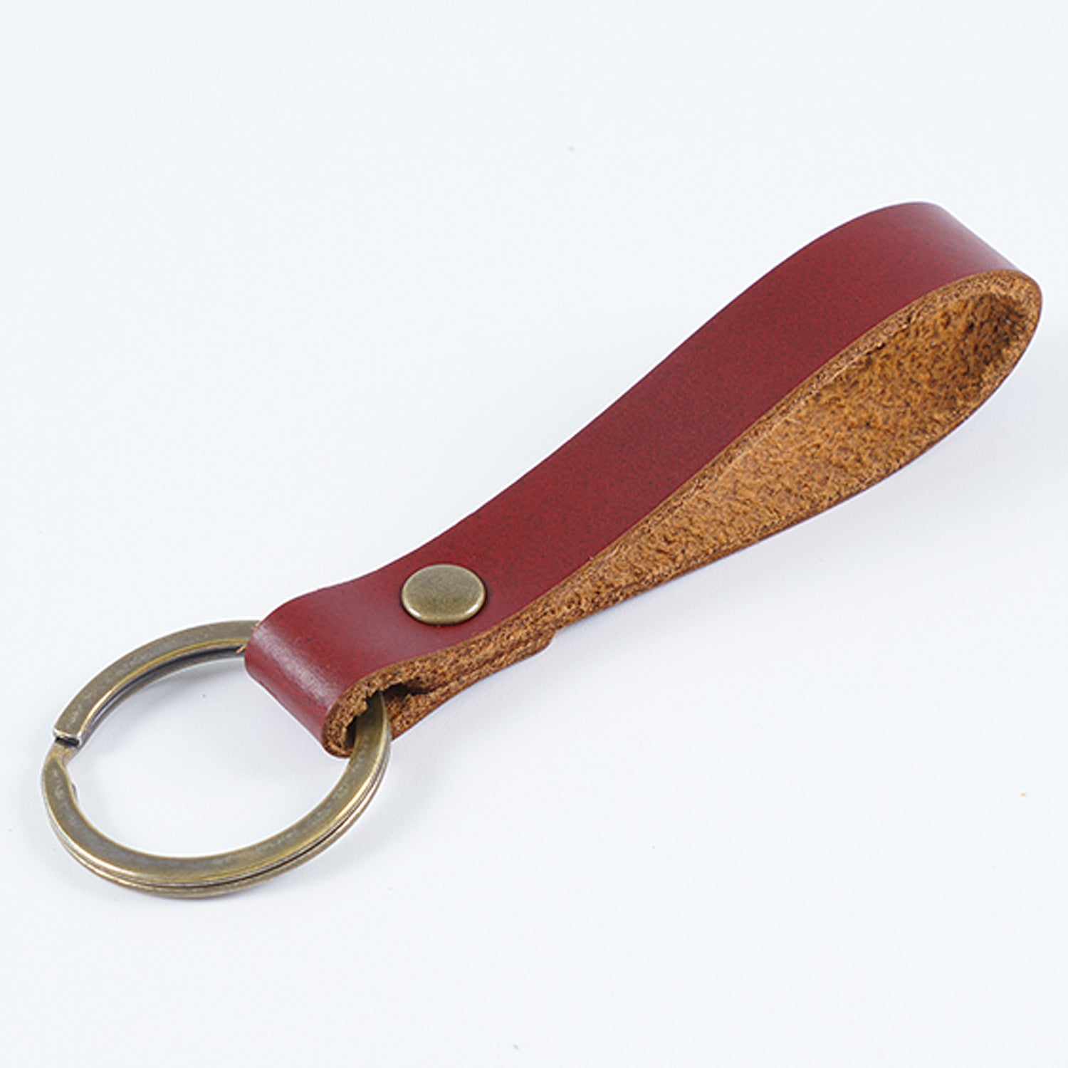 Wholesale Vintage Handmade DIY Leather Keychain