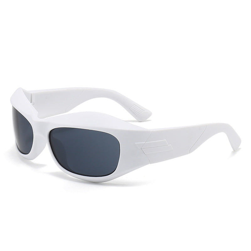 Wholesale Y2K Hip-hop Futuristic PC Sunglasses