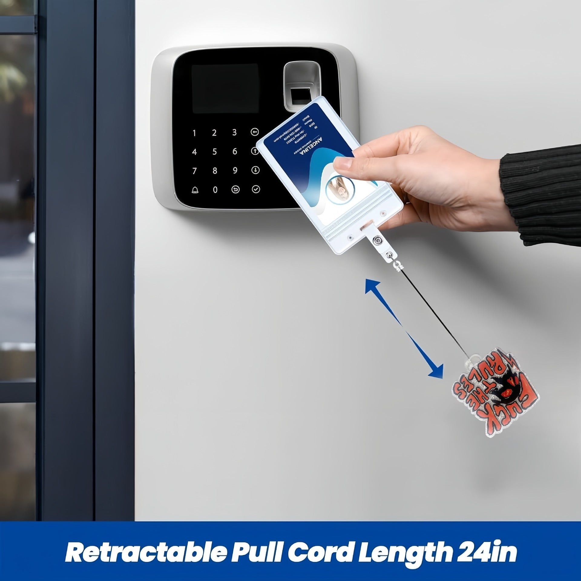 Wholesale Sparkling Raccoon Stretch Badge Reels