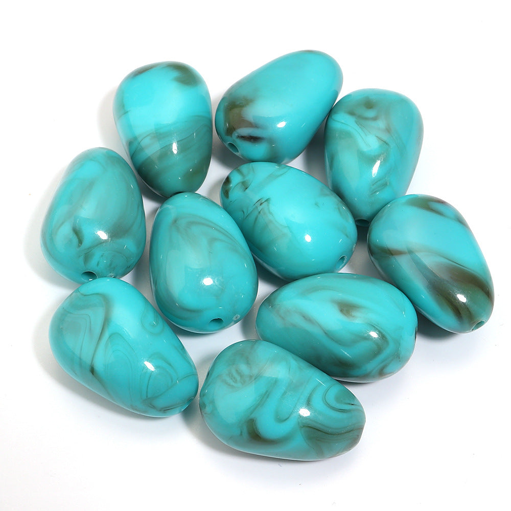 Wholesale 10pcs Cloud Straight Hole Beads  DIY  Accessories Beads