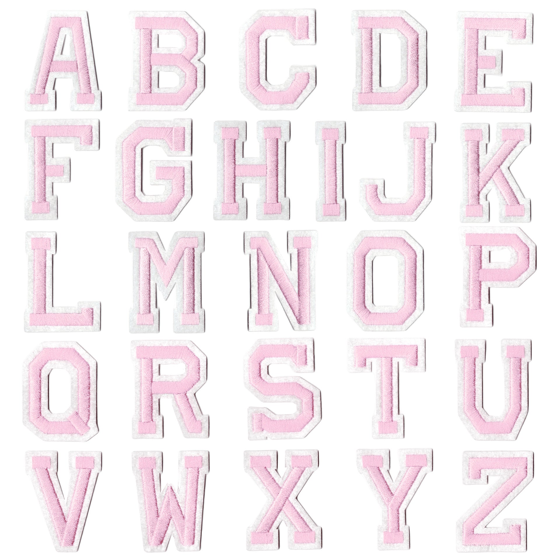 Wholesale Fabric Embroidered Alphabet Patches 26 Gold Letters Set For DIY Clothing Towel Decorative Gift