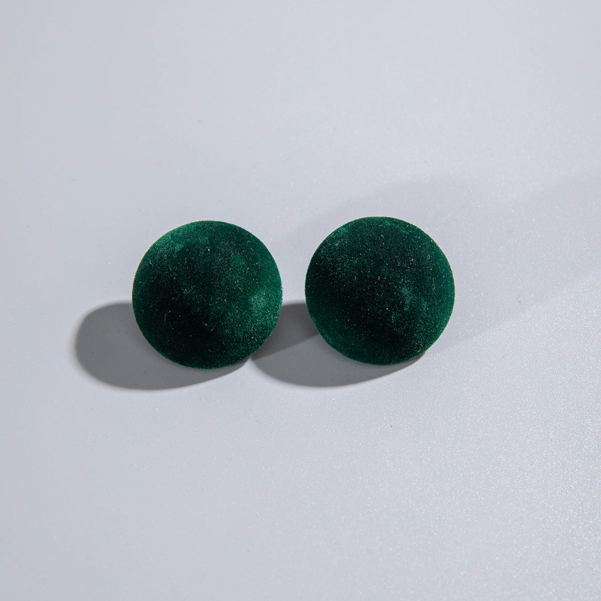 Wholesale Resin  Vintage Velvet Texture Love All-match Earrings Ear Studs