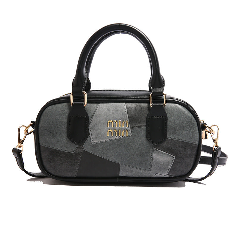 Wholesale Vintage Handheld Pillow Bag Single Shoulder Leopard Print Bag