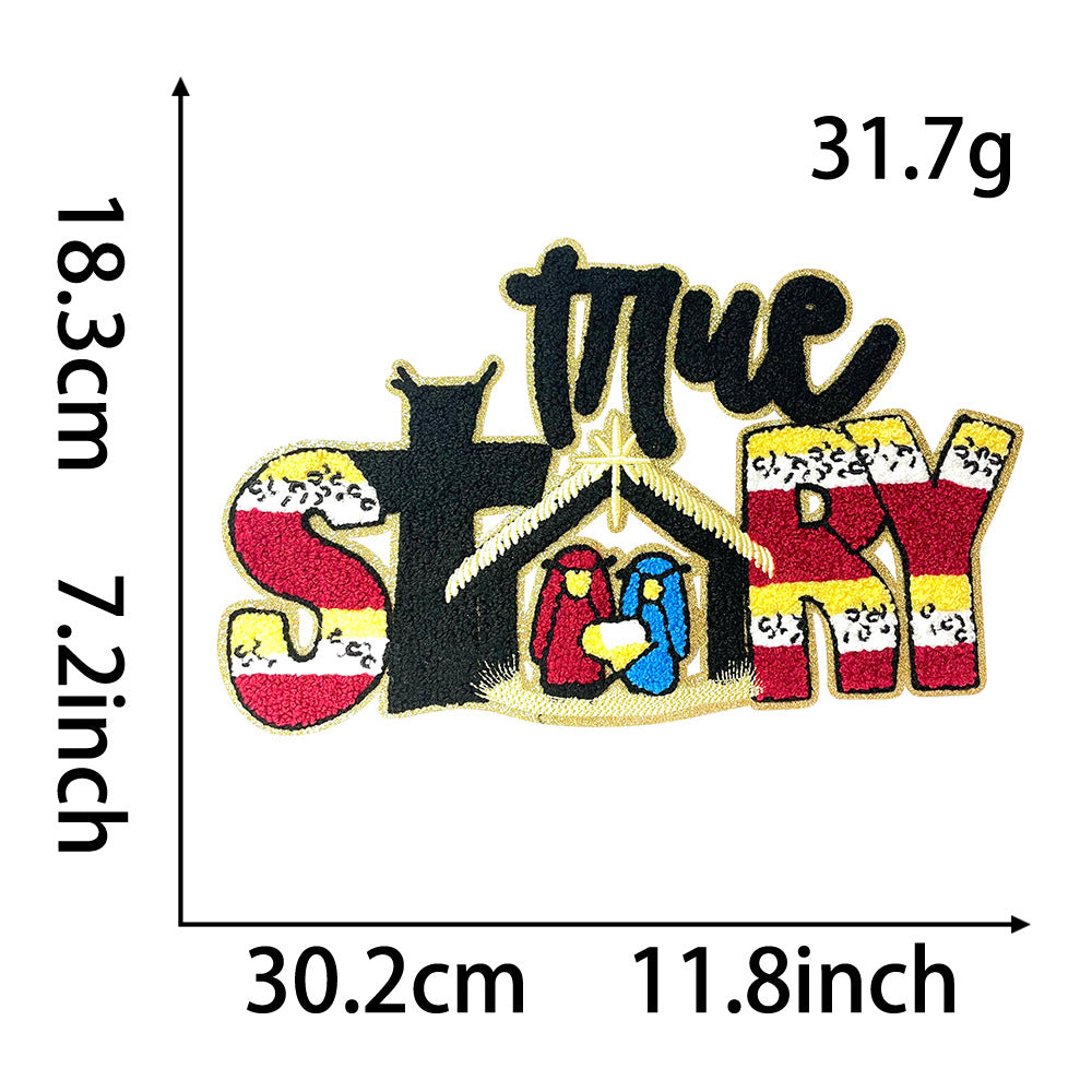 Wholesale Valentine' s Day LOVE 15cm Towel  Cloth DIY Patches