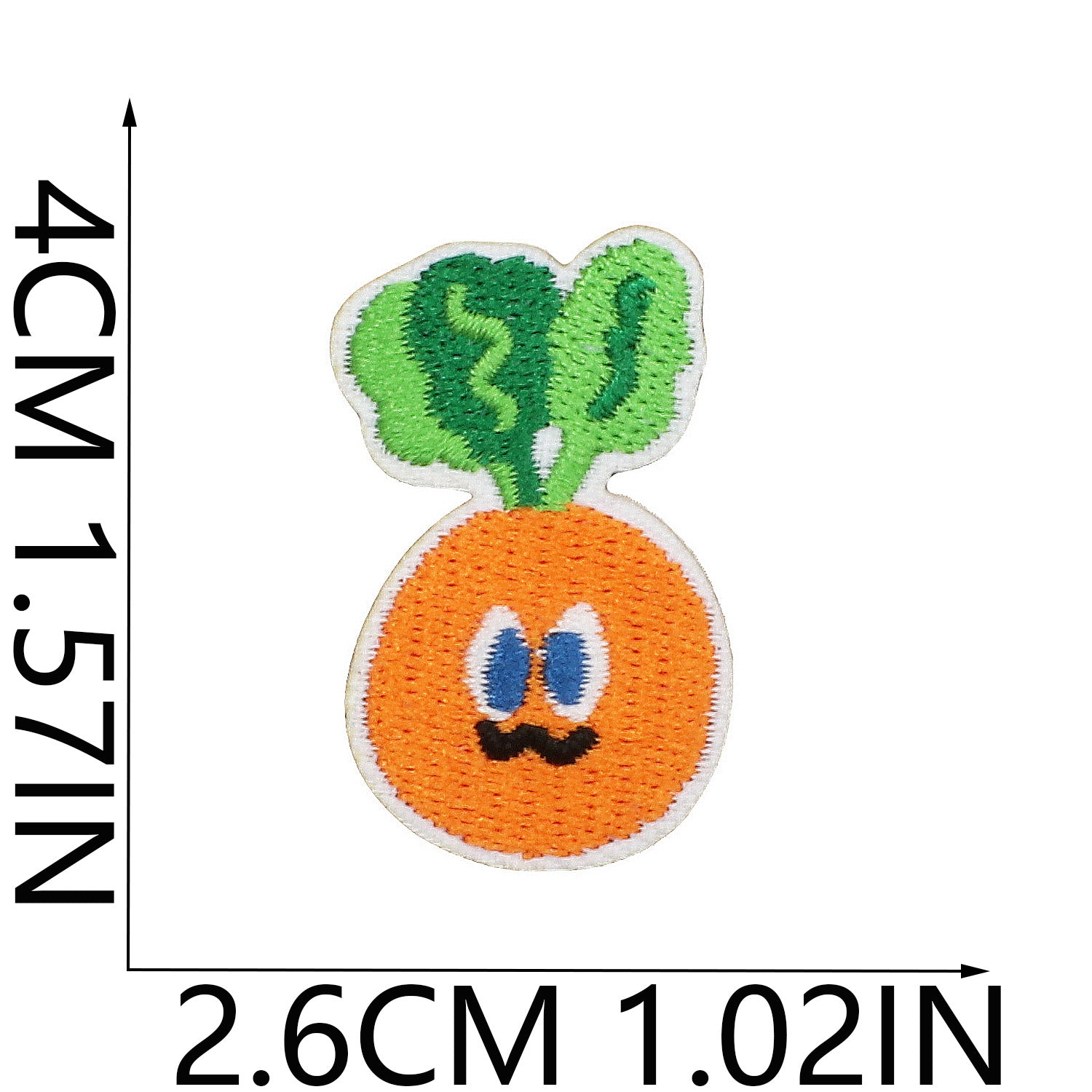 Wholesale Cute Orange Banana Embroidered Fruit Patches For Clothing DIY Accessory