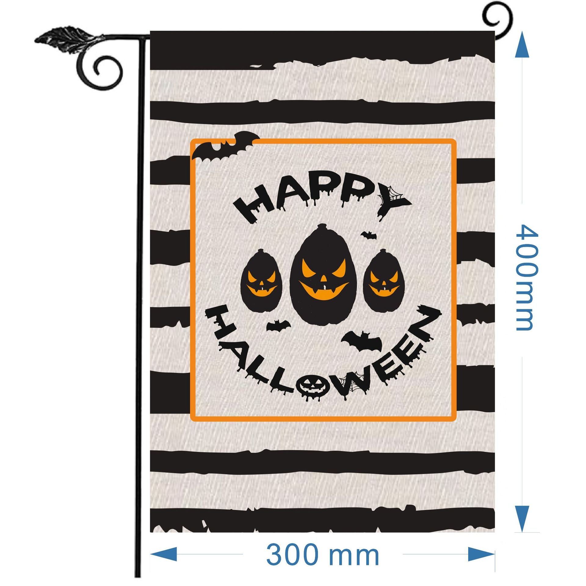 Wholesale Christmas garden flag linen print outdoor small flag yard decoration flag