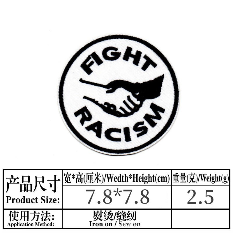 Wholesale DIY Fashion Computer Embroidery Seal Skull Embroidery Trendy Patch FS