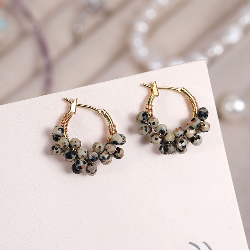 Wholesale Amazonite White Shell  Turquoise Earrings