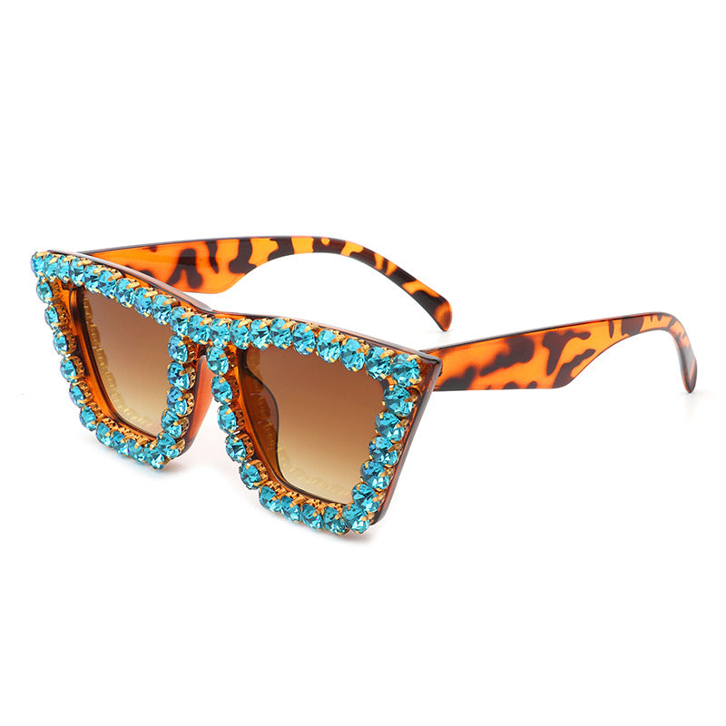 Wholesale Rhinestone Box PC Sunglasses
