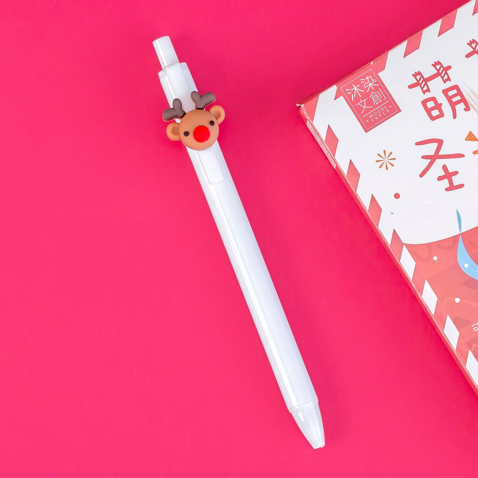 Wholesale Christmas Plastic Rollerball Pen
