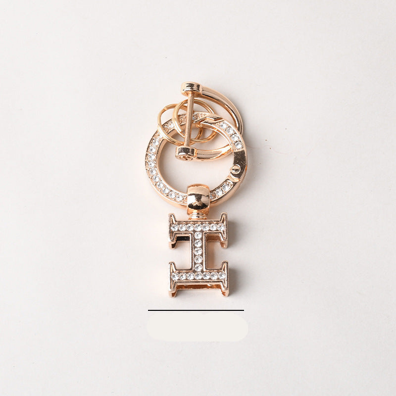 Wholesale Diamond DIY semi-finished keychain