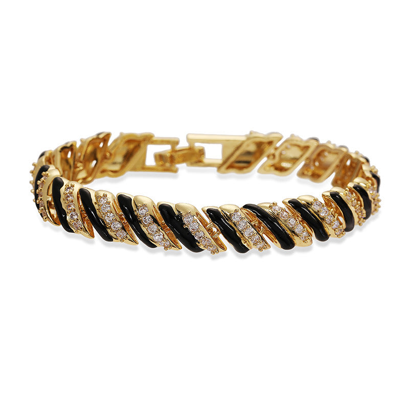 Wholesale Leopard Pattern Star-Shaped Love Bracelet