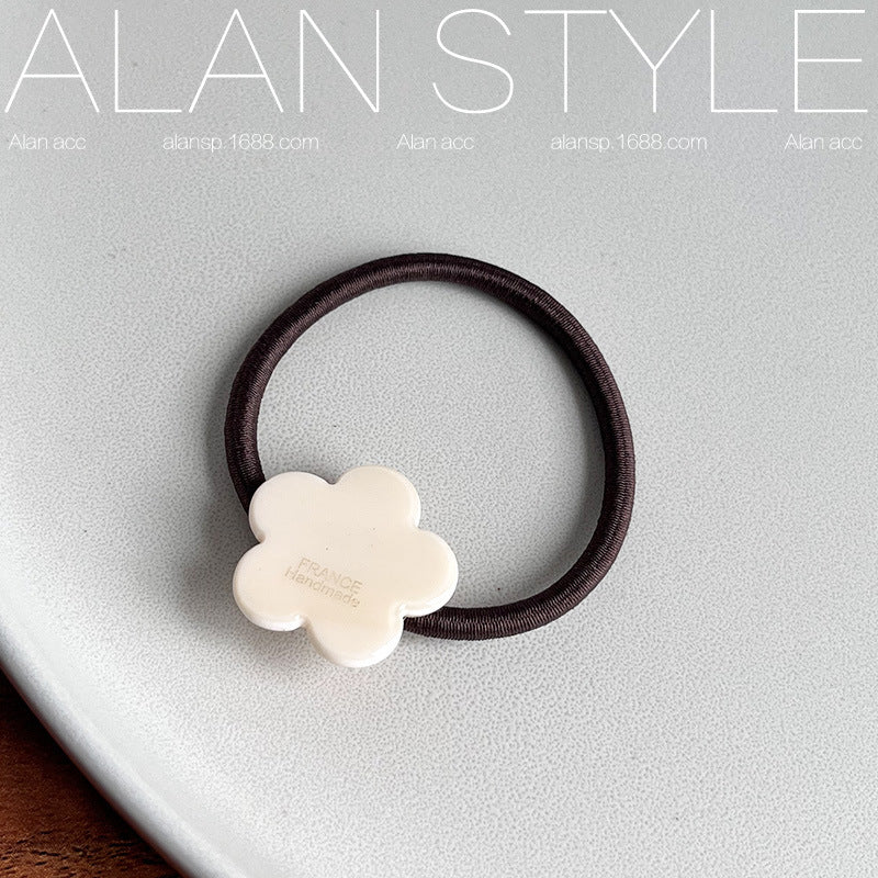 Wholesale Cute Flower Cartoon Acetate Fiber Hair Scrunchies