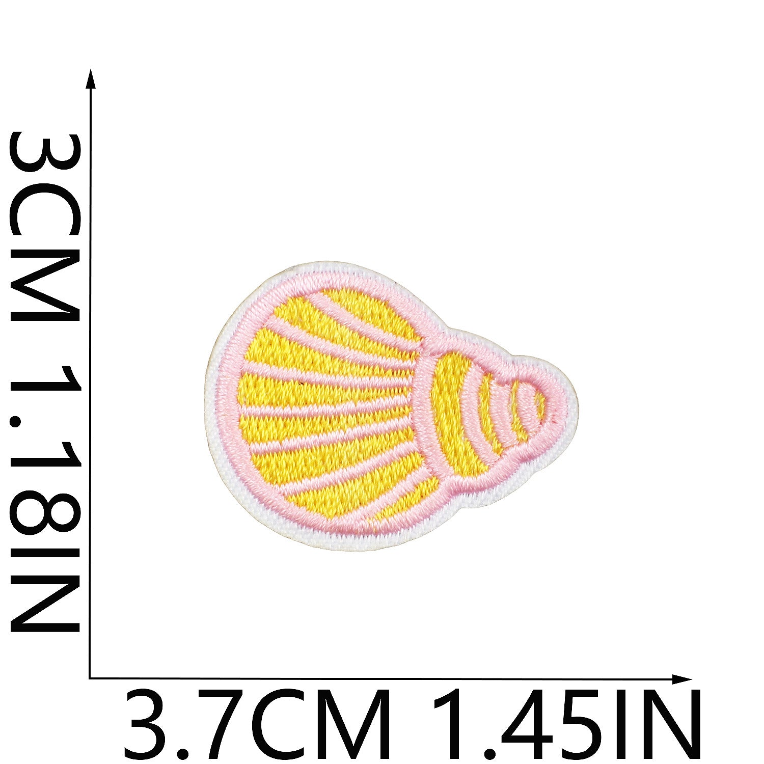 Wholesale Western Cowboy Shell Embroidered Patch Polyester Heat Transfer Applique For Clothing Casual Decorative Accent And Resale
