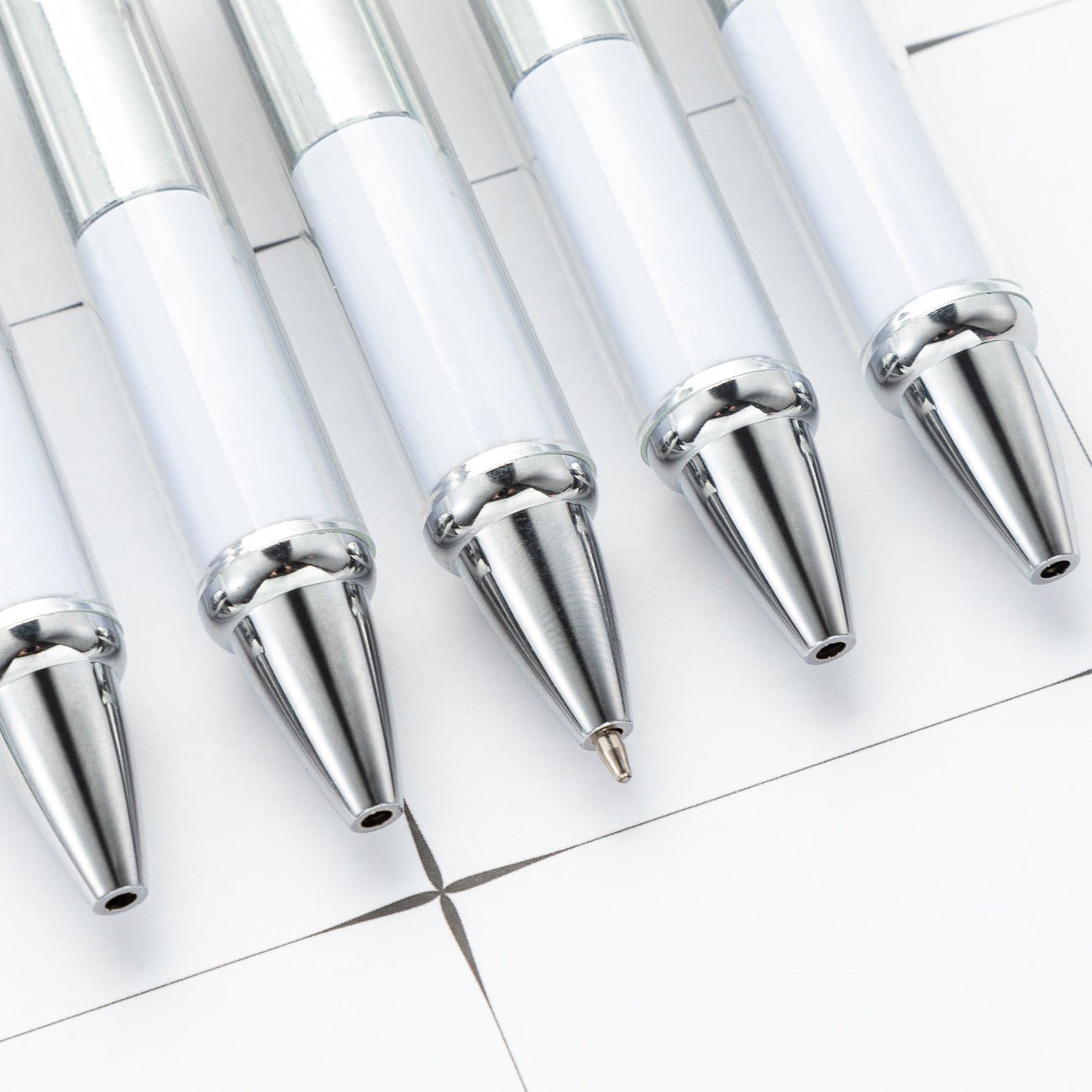 Wholesale Bearable Pens Inner Pole Insertion Paper Roll Paper Plastic Beadable Pen