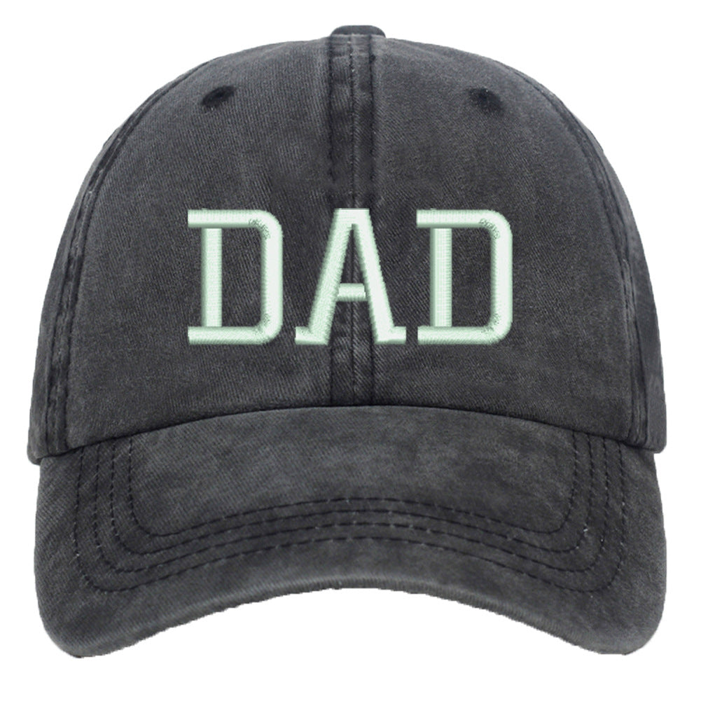 Wholesale Washed Cotton DAD MOM 3D Embroidered Baseball Cap